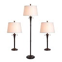 【中古】【輸入品・未使用】Kenroy Home Park Avenue 3-Piece Lamp Set with Oil-Rubbed Bronze Finish by Kenroy Home(2)