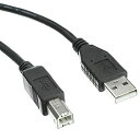 【中古】【輸入品・未使用】USB 2.0 Printer/Device Cable%カンマ% Black%カンマ% Type A Male to Type B ...