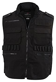 【中古】【輸入品 未使用】ROTHCO RANGER VESTS（ロスコ レンジャー ベスト） (XXL カンマ ブラック)