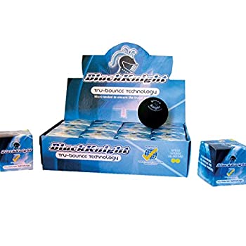 【中古】【輸入品・未使用】Black Knight Tru-Bounce Double Yellow Dot Squash Ball [Misc.]