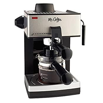 【中古】【輸入品・未使用】Mr. Coffee 4カップ スチームエスプレッソシステム ミルク泡立て器付き