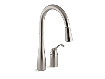 【中古】【輸入品・未使用】KOHLER シンプライス プルダウン シングルレバーキッチン用混合水栓(並行輸入品)