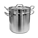 【中古】【輸入品・未使用】更新 国際 (SDB-08) 8 Qt 誘導 対応 ステンレス 鋼 ダブル ボイラー w/カバー