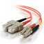 šۡ͢ʡ̤ѡC2G LC-ST 62.5/125 OM1 Duplex Multimode PVC Fiber Optic Cable (USA-Made) - Patch cable - LC multi-mode (M) to ST multi-mode (M) - 6.6 f