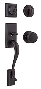 【中古】【輸入品・未使用】Kwikset Hawthorne Single Cylinder Handleset w/Juno Knob featuring SmartKey in Venetian Bronze by Kwikset 【中古】【輸入品・未使用】Kwikset Hawthorne Single Cylinder Handleset w/Juno Knob featuring SmartKey in Venetian Bronze by Kwikset