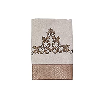 【中古】【輸入品・未使用】Avanti Linens モナコハンドタオル アイボリー