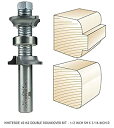 【中古】【輸入品・未使用】Whiteside Router Bits 2162 Double Round Over Bit with Carbide Tipped 3/16-Inch Radius%カンマ% 1-1/4-Inch Large Diameter and 1/2-Inch Shank(2)