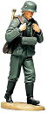 【中古】【輸入品 未使用】タミヤ 1/16 ワールドフィギュアシリーズ No.11 ドイツ陸軍 機関銃チーム 装填手 三脚架搬送 プラモデル 36311