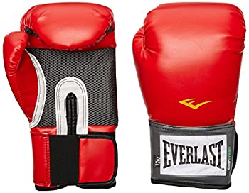 【中古】【輸入品・未使用】Everlast（エバーラスト）プロスタイル 練習用ボクシンググローブ 16oz レ..