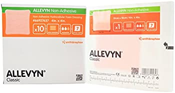 smith&nephew Allevyn Sterile Hydrocellular Foam Dressing 4%ダブルクォーテ%x4%ダブルクォーテ%%カンマ% box of 10%カンマ% item 66927637 by smith&nephew [