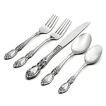 【中古】【輸入品・未使用】Oneida ワーズワース カトラリー 45点（8人用）