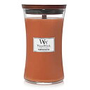 【中古】【輸入品・未使用】(Large Jar) - WoodWick Candle%カンマ% Large Pumpkin Butter Jar