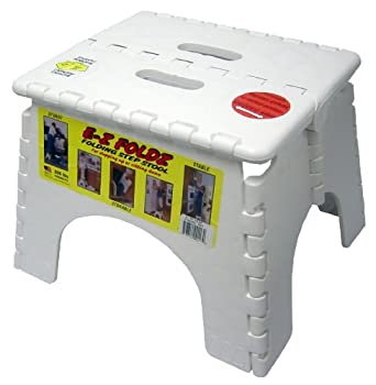 【中古】【輸入品・未使用】B & R Plastics101-6E-Z Foldz Folding Step Stool-FOLDING STEP STOOL (並行輸入品)