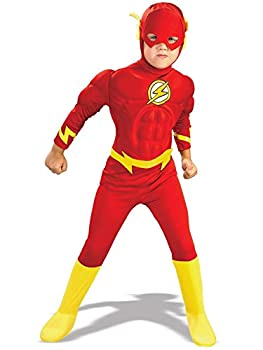 【中古】【輸入品・未使用】DC Comics The Flash Muscle Chest Deluxe Toddler/Child Costume DCコミックスのFlashマッスルチェストデラックス幼児/子供コスチューム♪ハロ