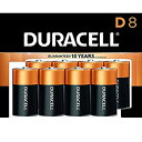 【中古】【輸入品・未使用】デュラセル(DURACELL) カッパートップ アルカリ単一形乾電池 8本パック