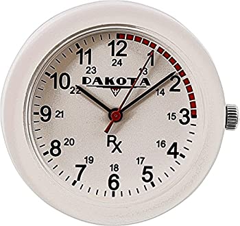 【中古】【輸入品・未使用】Dakota ナースクリップウォッチ - ホワイト 【中古】【輸入品・未使用】Dakota ナースクリップウォッチ - ホワイト