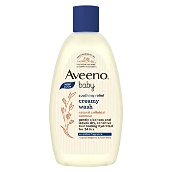 【中古】【輸入品・未使用】Aveeno Baby Soothing Relief Creamy Wash Fragrance Free 235 ml