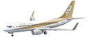 【中古】【輸入品 未使用】ハセガワ 1/200 ANA B737-700 プラモデル 35