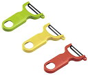 【中古】【輸入品・未使用】Kuhn Rikon 3-Set Original Swiss Peeler%カンマ% Red/Green/Yellow