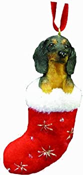 【中古】【輸入品・未使用】E&S Pets クリスマスオーナメント サンタズリトルパル ダックスフント
