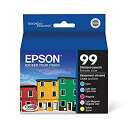 【中古】【輸入品・未使用】Epson 99 Ink Cartridge MultiPack - Includes Cyan%カンマ% Magenta%カンマ% Yellow%カンマ% Light Cyan and Light Magenta (T099920) [並行輸入品]