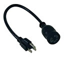 【中古】【輸入品・未使用】Tripp Lite Heavy-Duty Power Extension Server Cord%カンマ% 15A%カンマ% 14AWG (NEMA 5-15P to NEMA L5-15R)%カンマ% 1-ft.