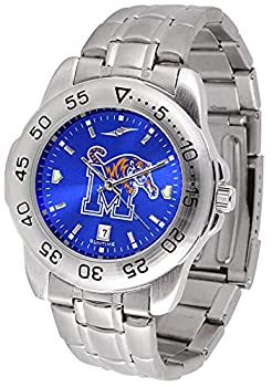 【中古】【輸入品・未使用】Memphis Tigers メンズ スポーツ スチール アノクローム 腕時計