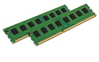 【中古】【輸入品・未使用】Kingston 8GB 1333MHz DDR3 Non-ECC CL9 DIMM (Kit of 2) KVR1333D3N9K2/8G