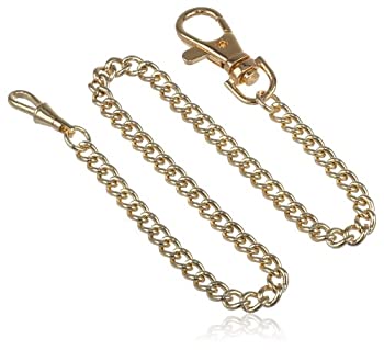 【中古】【輸入品・未使用】Charles-Hubert- Paris Stainless Steel Gold-Plated Pocket Watch Chain #3548-G