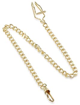 【中古】【輸入品・未使用】Charles-Hubert- Paris Brass Gold-Plated Pocket Watch Chain #3547-G