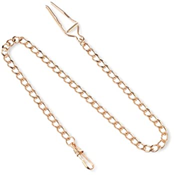 【中古】【輸入品・未使用】Charles-Hubert- Paris Brass Rose Gold-Plated Pocket Watch Chain #3547-RG