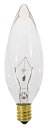 【中古】【輸入品・未使用】Satco S3390 120V E14 Euro Base 25-Watt B9.5 Light Bulb%カンマ% Clear b...
