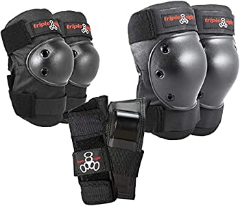 【中古】【輸入品・未使用】トリプルエイト(Triple Eight) プロテクターセット 膝パッド・肘パッド・リストガード ブラック L 【中古】【輸入品・未使用】トリプルエイト(Triple Eight) プロテクターセット 膝パッド・肘パッド・リストガード ブラック L