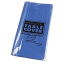 【中古】【輸入品 未使用】One Rectangle Large Dark Blue Heavy Duty Plastic Tablecloth - 108 ダブルクォーテ by US Toy 並行輸入品