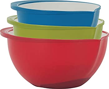 【中古】【輸入品・未使用】Trudeau Set of 3 Mixing Bowls%カンマ% 2-Tone Color by Trudeau [並行輸入品]