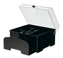 【中古】【輸入品・未使用】Cuisinart FP-12BKSC エリートコレクション アクセサリー収納ケース 12カップフードプロセッサー用 ブラック