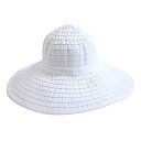 【中古】【輸入品・未使用】San Diego Hat Company レディース リボン 大きなブリムハット US サイズ: One Size カラー: ホワイト