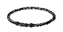 yÁzyAiEgpz(60cm%J}% Black/Black) - Phiten Tornado Necklace