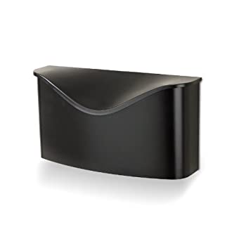 【中古】【輸入品・未使用】Umbra 460322-040 Postino Wall-Mount Mailbox%カンマ% Black [並行輸入品]