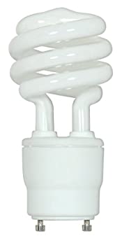 【中古】【輸入品 未使用】Satco S8205 18 Watt (75 Watt) 1200 Lumens Mini Spiral CFL Soft White 2700K GU24 Base Light Bulb by Satco 並行輸入品