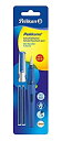 yÁzyAiEgpzPelikan Pelikano P480 971218 School Fountain Pen M with 2 Large-Capacity Blue Refills Blue NM (sAi)