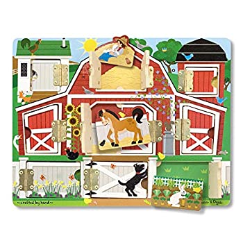 楽天スカイマーケットプラス【中古】【輸入品・未使用】Melissa & Doug 4592 Magnetic Farm Hide & Seek [並行輸入品]