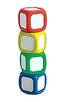 【中古】【輸入品・未使用】[ラーニングアドバンテージ]Learning Advantage Inc Writeon Wipeoff Dice Set%カンマ% Assorted Colors%カンマ% Set of 4 CTU7836 [並行輸入品]