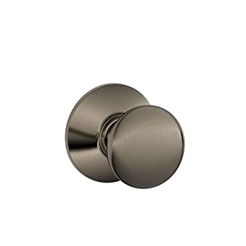 【中古】【輸入品・未使用】Schlage F10PLY620 プリマス パッセージノブ アンティークピューター