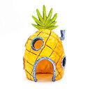 【中古】【輸入品・未使用】PENN-PLAX SpongeBob SquarePants パイナップルハウス アクアリウム (水槽用アクセサリー) SBR10