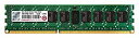 【中古】【輸入品・未使用】Transcend デスクトップPC用メモリ PC3-12800 DDR3 1600 8GB 1.5V対応 240pin REG-DIMM TS1GKR72V6H(2)