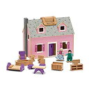 【中古】【輸入品・未使用】Melissa & Doug Fold & Go ドールハウス | ドールハウス | プレイセット | 3+ | 男の子または女の子へのギフトに