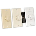 【中古】【輸入品・未使用】Theater Solutions TSVCD ホワイト ウォールマウント インピーダンス マッチングスピーカーダイヤル ボリュームコントロールスイッチ