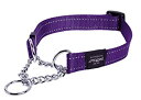 【中古】【輸入品・未使用】ログズユーティリティー スネーク ハーフチェック首輪、Mサイズ Purple (並行輸入品)