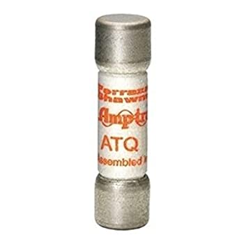 Mersen ATQ Amp-Trap 時間遅延ミジェットヒューズ 500VAC、10kA、1-4/10 アンペア、直径13/32インチ x 長さ1-1/2インチ